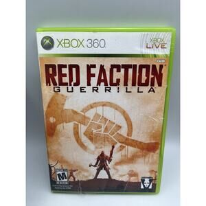 Red Faction: Guerrilla (Microsoft Xbox 360) GOOD W/MANUAL! Fast Shipping!